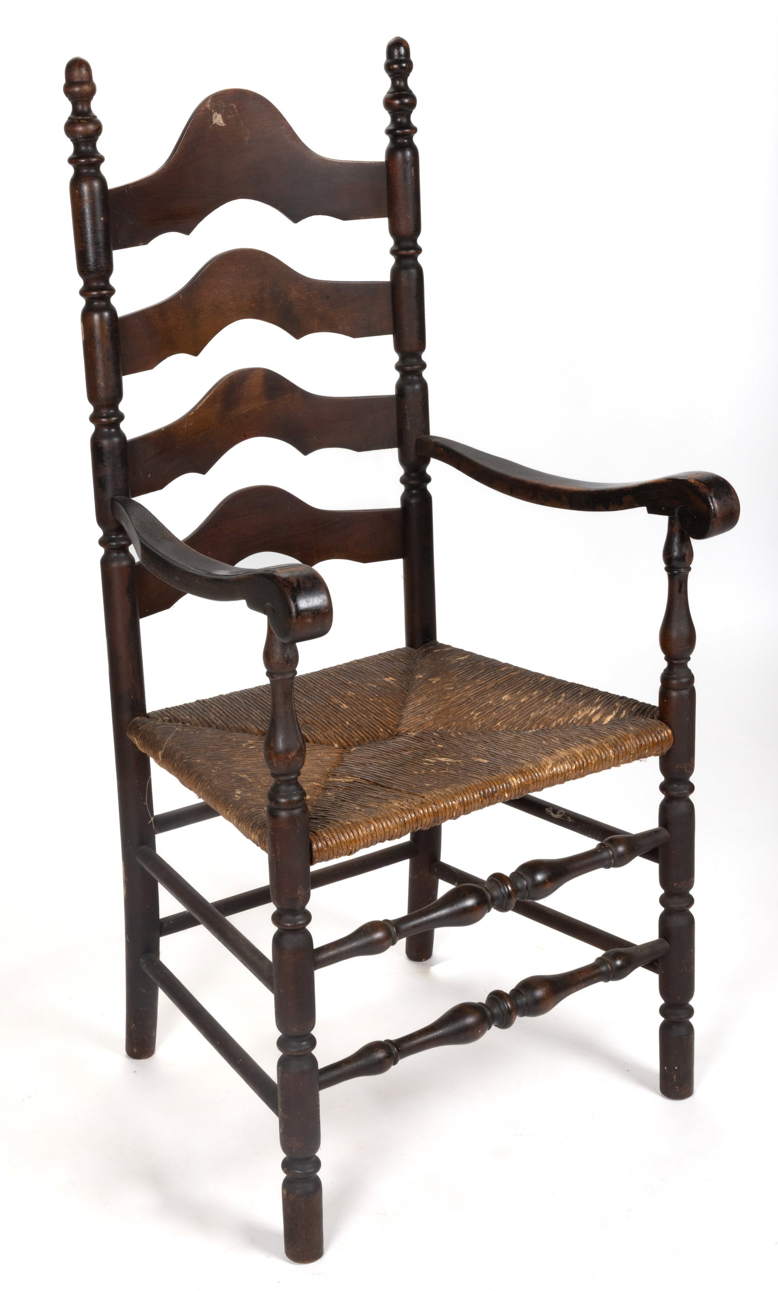 NEW ENGLAND LADDERBACK ARMCHAIR (1 of 3)