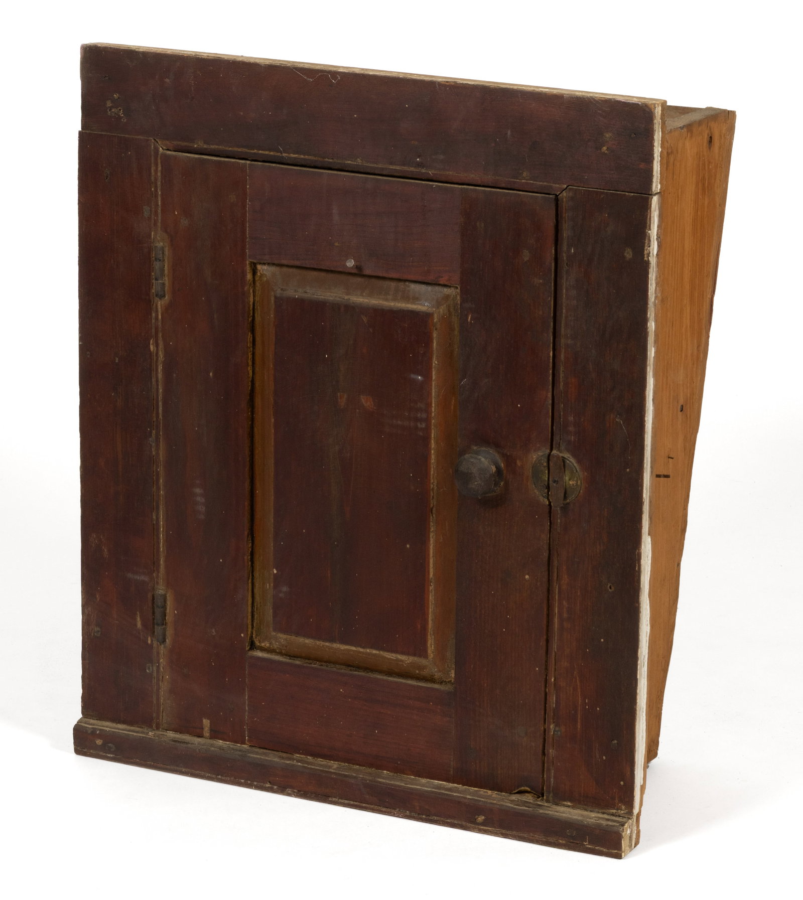 AMERICAN PAINTED PINE HANGING / BUILT-IN CUPBOARD (1 of 5)