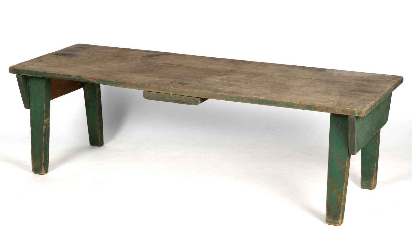 AMERICAN PAINTED PINE WORK BENCH / LOW TABLE (1 of 5)