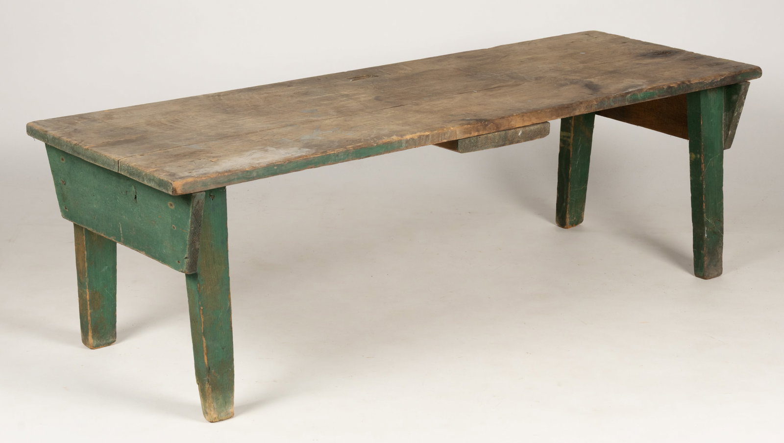 AMERICAN PAINTED PINE WORK BENCH / LOW TABLE - 3