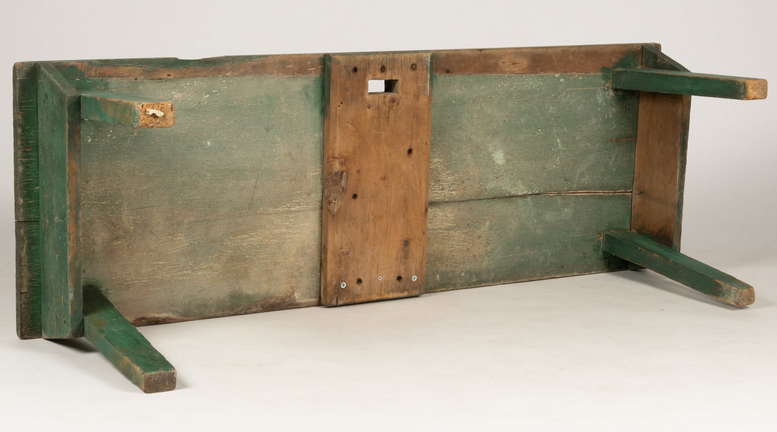 AMERICAN PAINTED PINE WORK BENCH / LOW TABLE - 5
