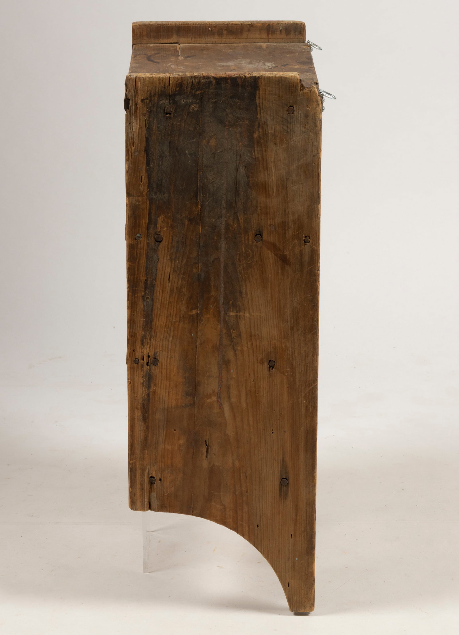 AMERICAN PINE HANGING WALL SHELF - 5