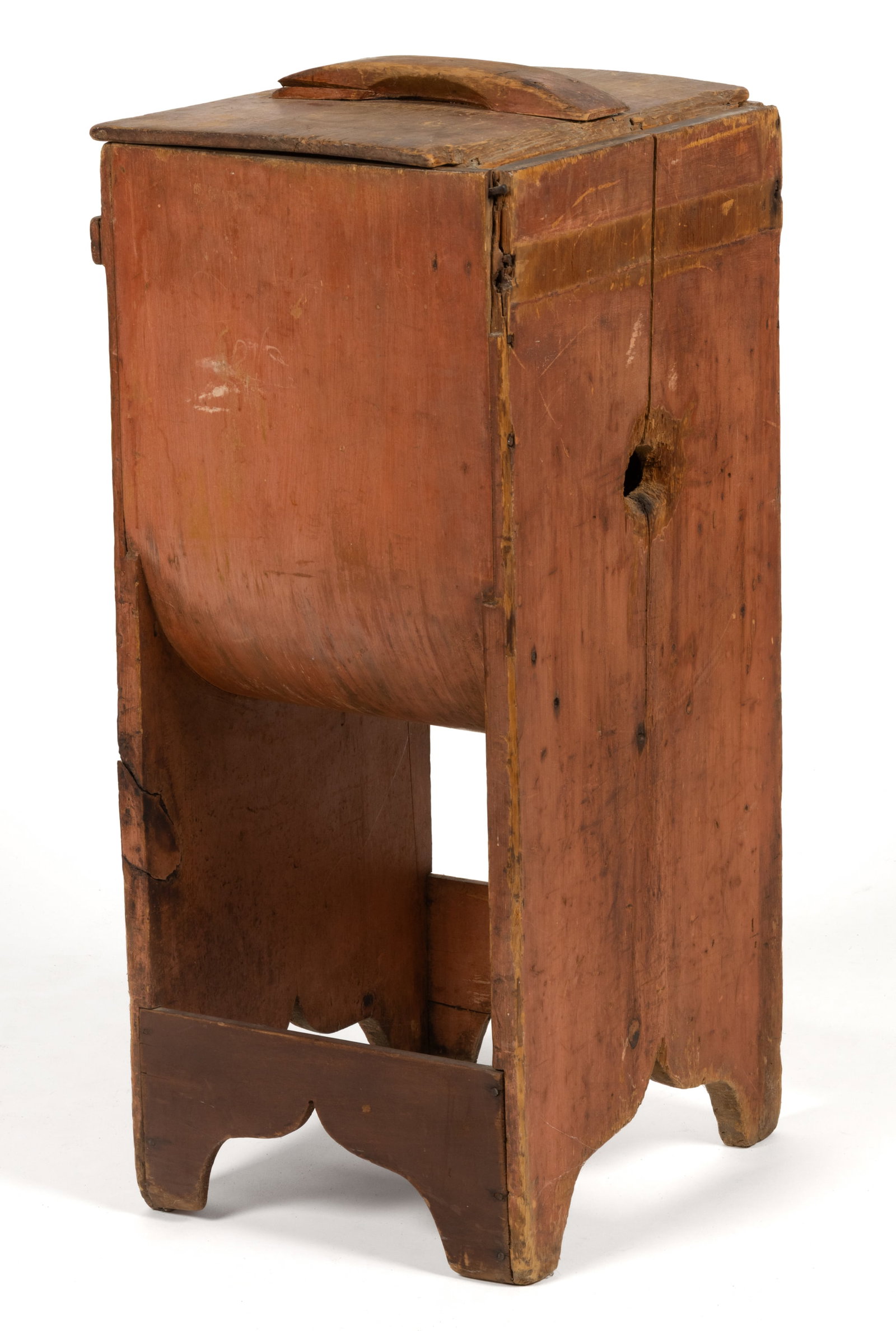 COUNTRY PAINTED PINE BUTTER CHURN CASE (1 of 5)