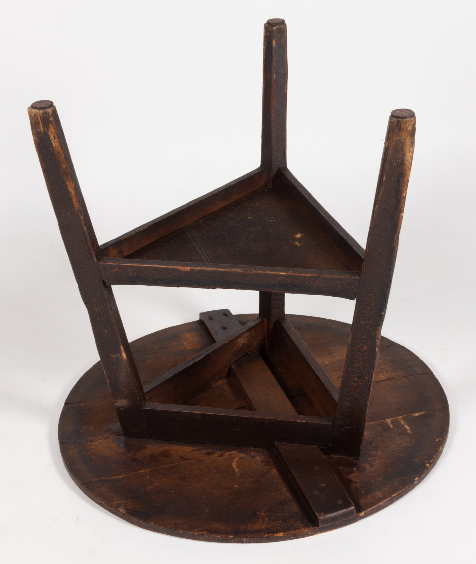 BRITISH PAINTED PINE CRICKET TABLE - 4