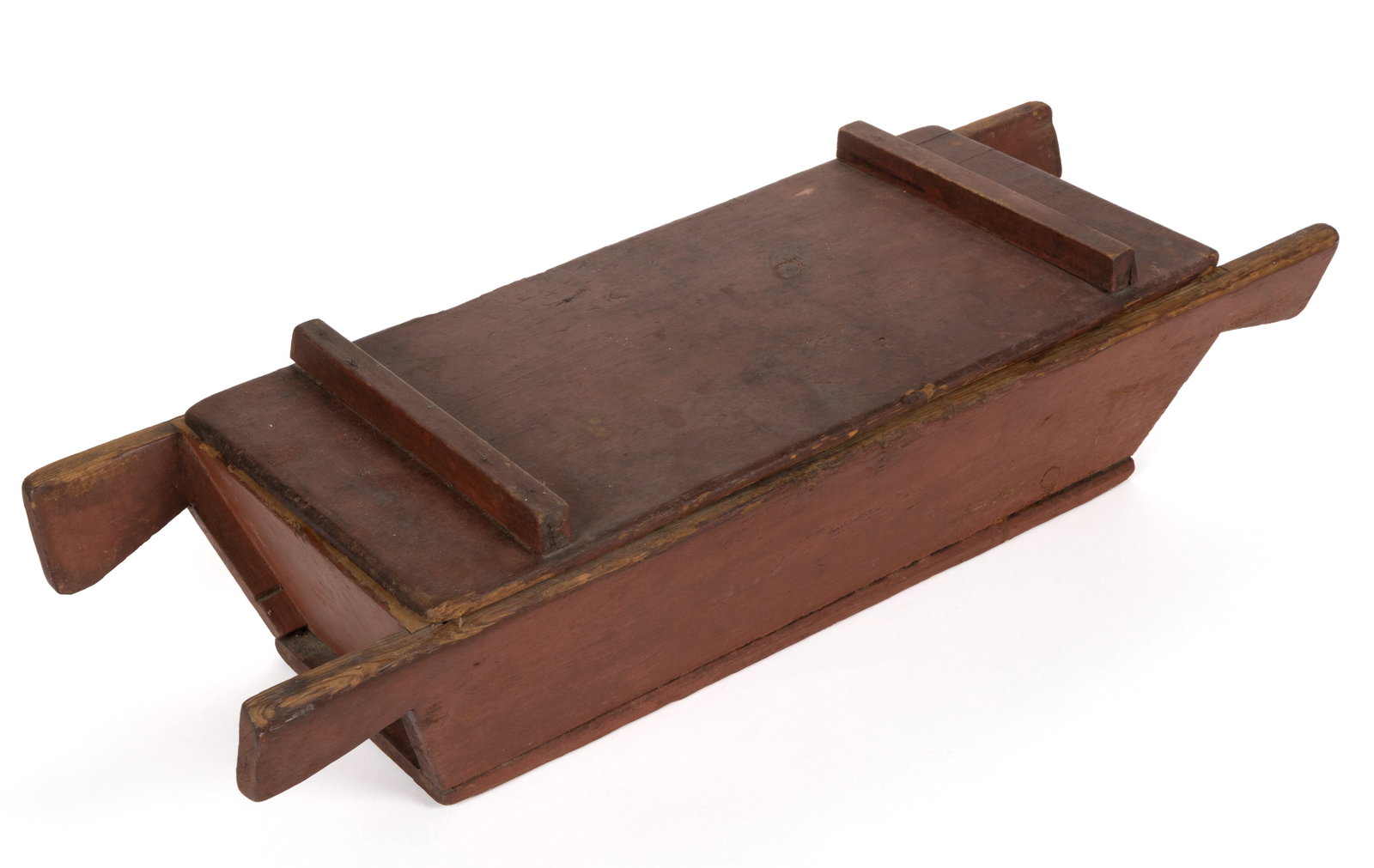 NEW ENGLAND PAINTED PINE DIMINUTIVE DOUGH BOX (1 of 5)