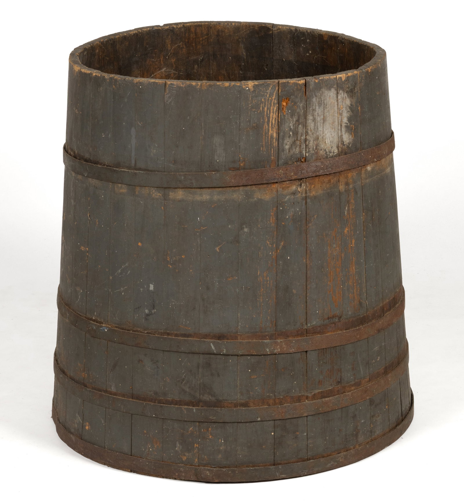 AMERICAN PAINTED PINE OVERSIZED FIRKIN (1 of 4)