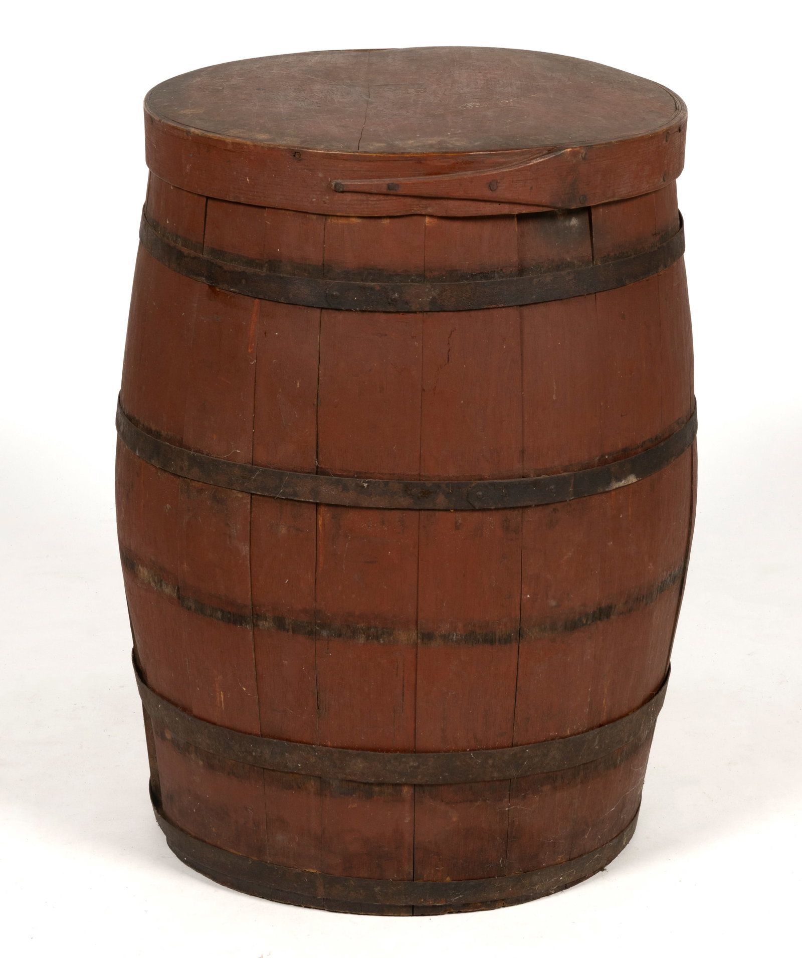 AMERICAN PAINTED OAK AND PINE COVERED BARREL (1 of 6)