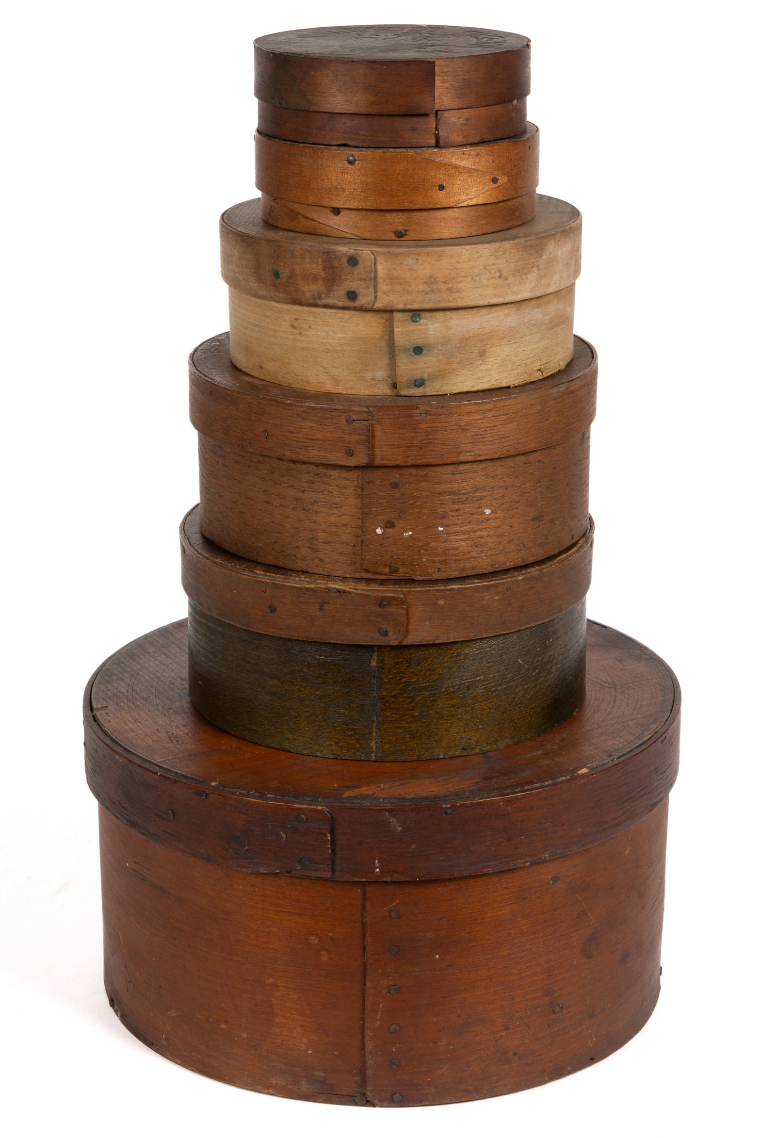 AMERICAN BENTWOOD PANTRY BOXES, LOT OF SIX (1 of 6)
