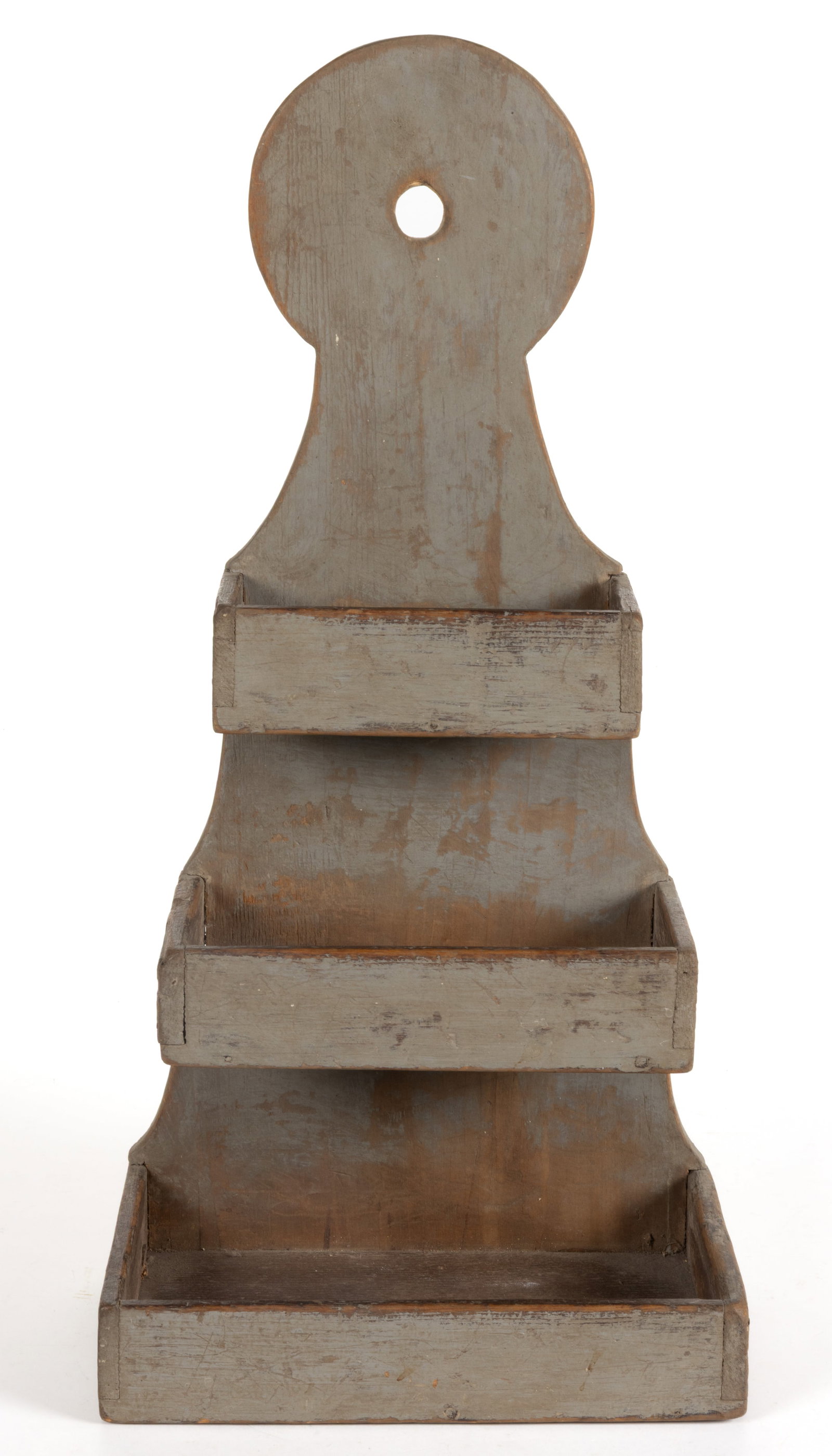 AMERICAN PAINTED PINE TRIPLE-TIER HANGING WALL BOX (1 of 4)
