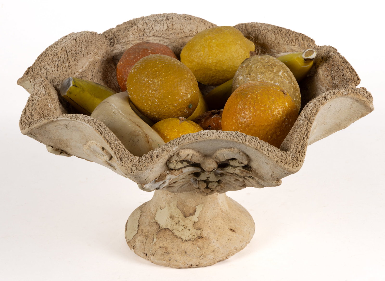 ASSORTED STONE FRUIT AND PEDESTAL COMPOTE, LOT OF 12 (1 of 2)
