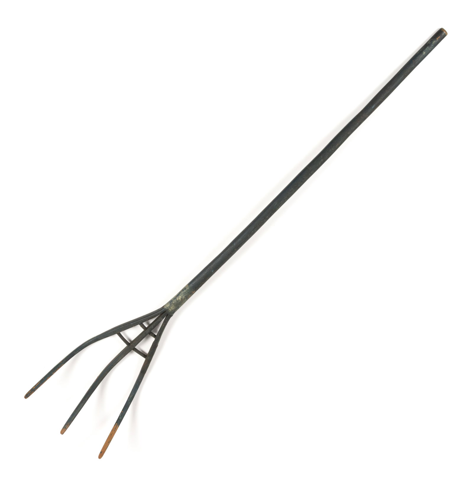 AMERICAN PAINTED WOODEN HAY FORK (1 of 2)