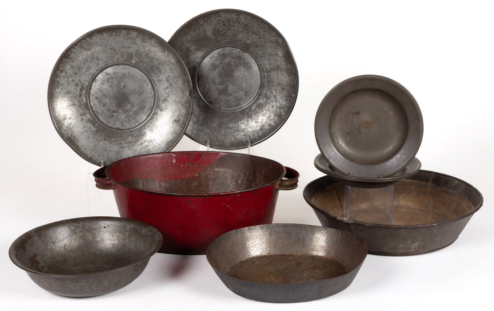 ASSORTED AMERICAN SHEET-IRON / TIN DOMESTIC / KITCHEN ACCESSORIES, LOT OF 10 (1 of 1)