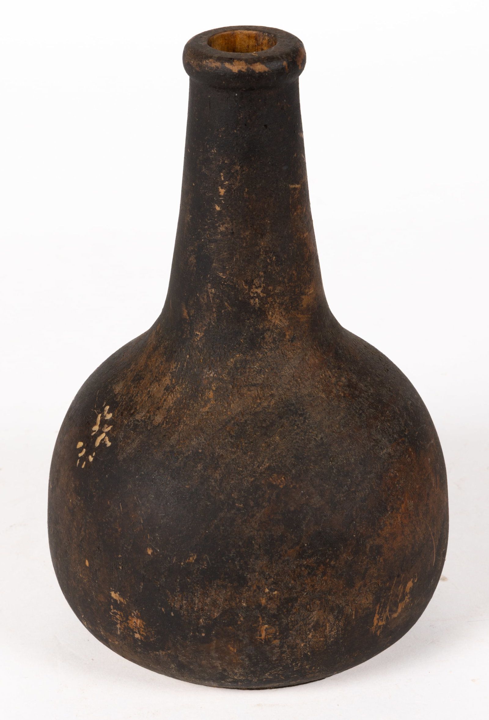 UNUSUAL TURNED TREEN ONION-BOTTLE FORM MODEL (1 of 2)