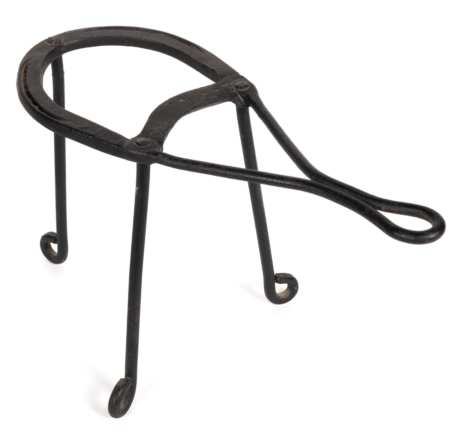 WROUGHT-IRON HEARTH AND FIREPLACE TRIVET (1 of 1)