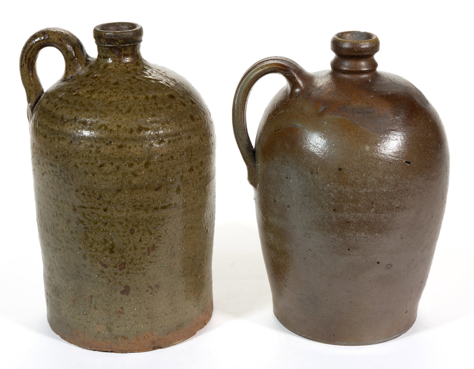 AMERICAN STONEWARE JUGS, LOT OF TWO (1 of 5)