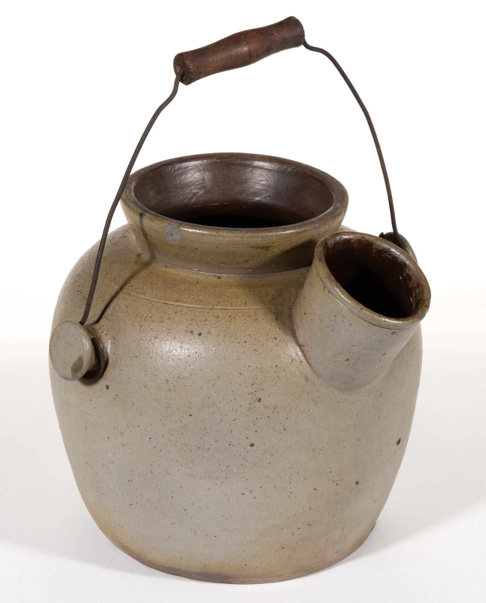 AMERICAN STONEWARE BATTER JUG (1 of 6)