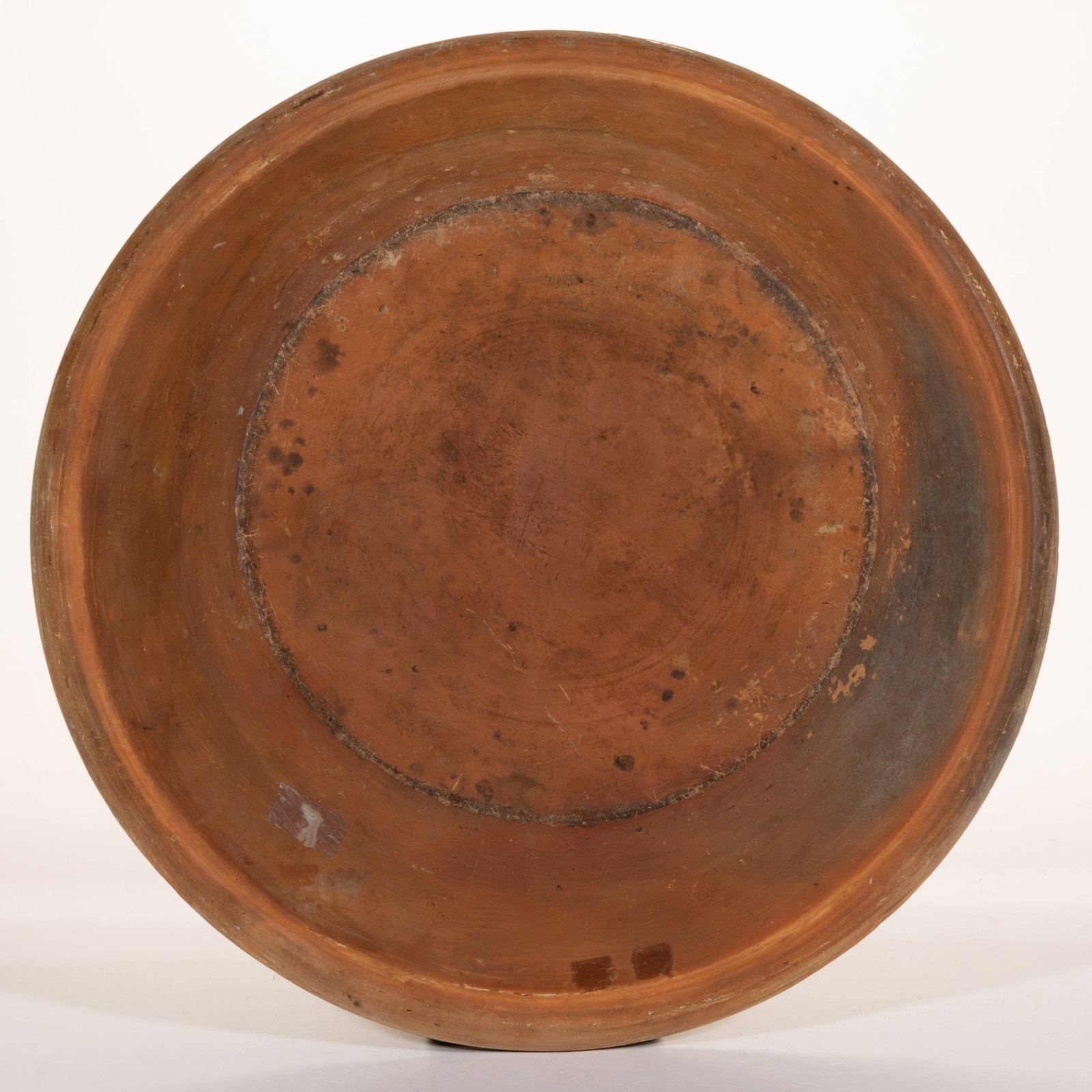 SLIP-DECORATED EARTHENWARE / REDWARE CHARGER - 3