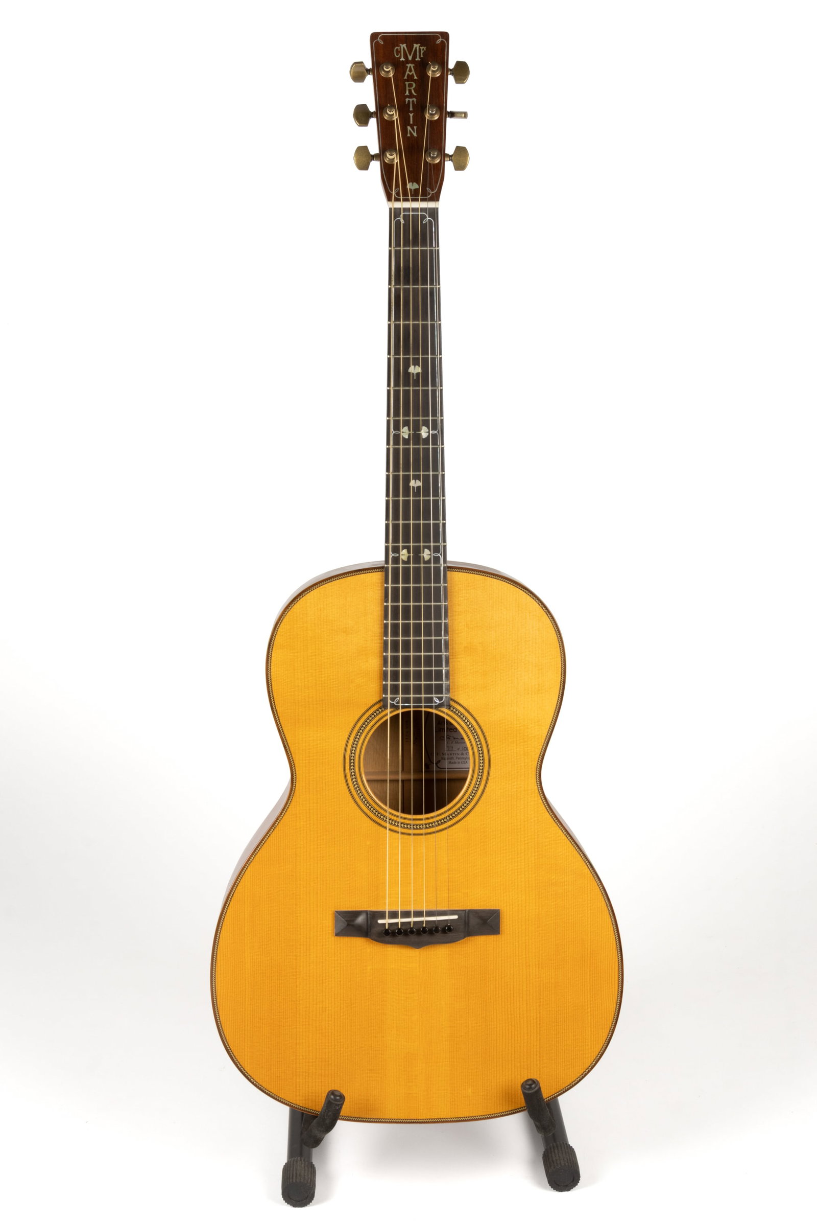 2008 MARTIN ARTS & CRAFTS 2 LIMITED EDITION NATURAL ACOUSTIC GUITAR WITH ORIGINAL CASE (1 of 10)
