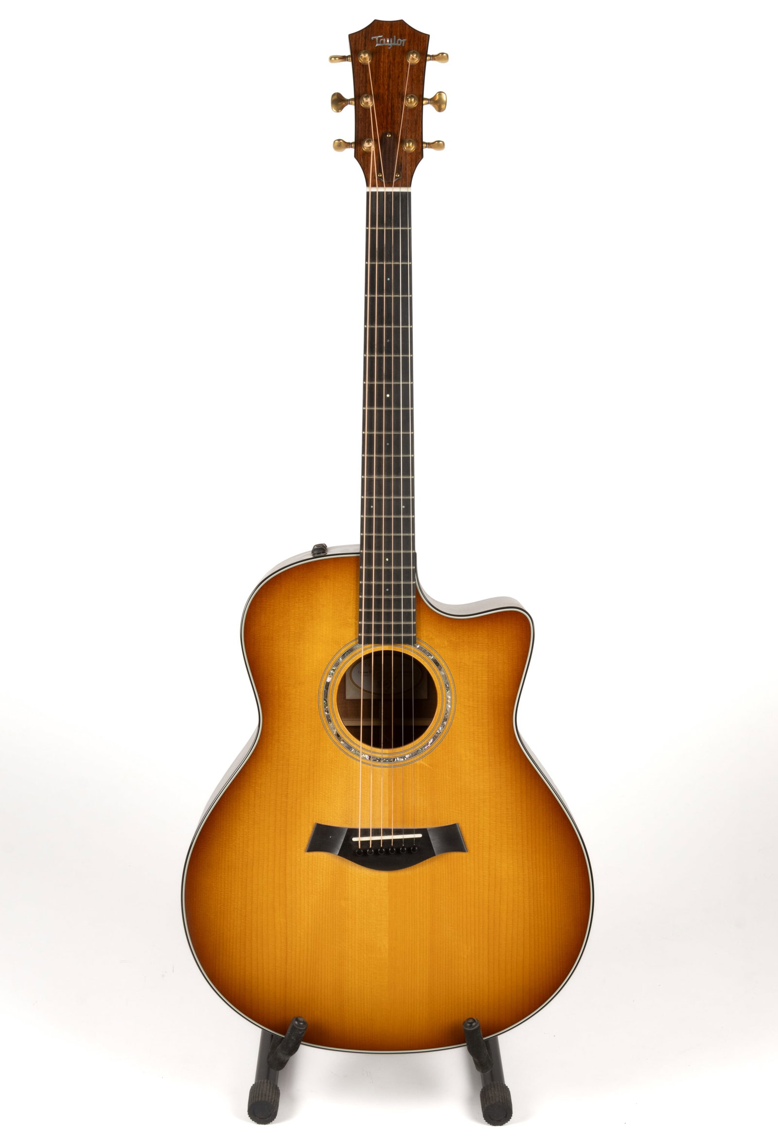 2013 TAYLOR CUSTOM GRAND ORCHESTRA SUNBURST ACOUSTIC GUITAR WITH ORIGINAL CASE (1 of 10)