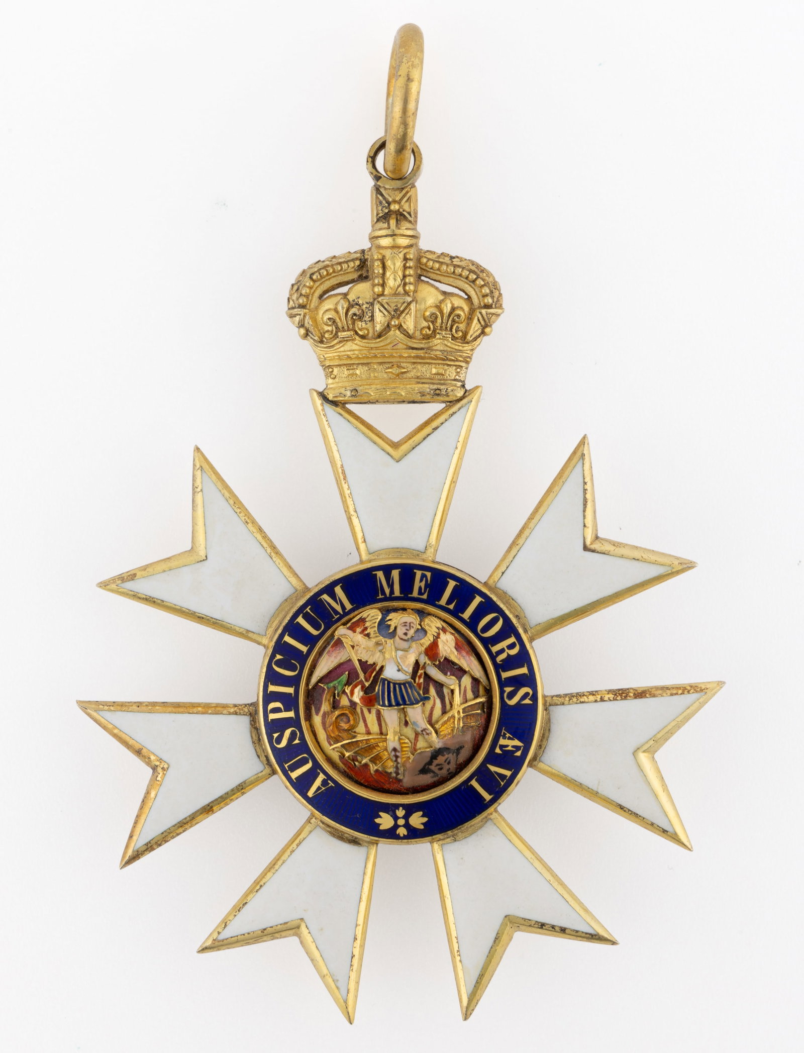 BRITIAN "THE MOST DISTINGUISHED ORDER OF SAINT MICHAEL AND SAINT GEORGE" BADGE (1 of 2)