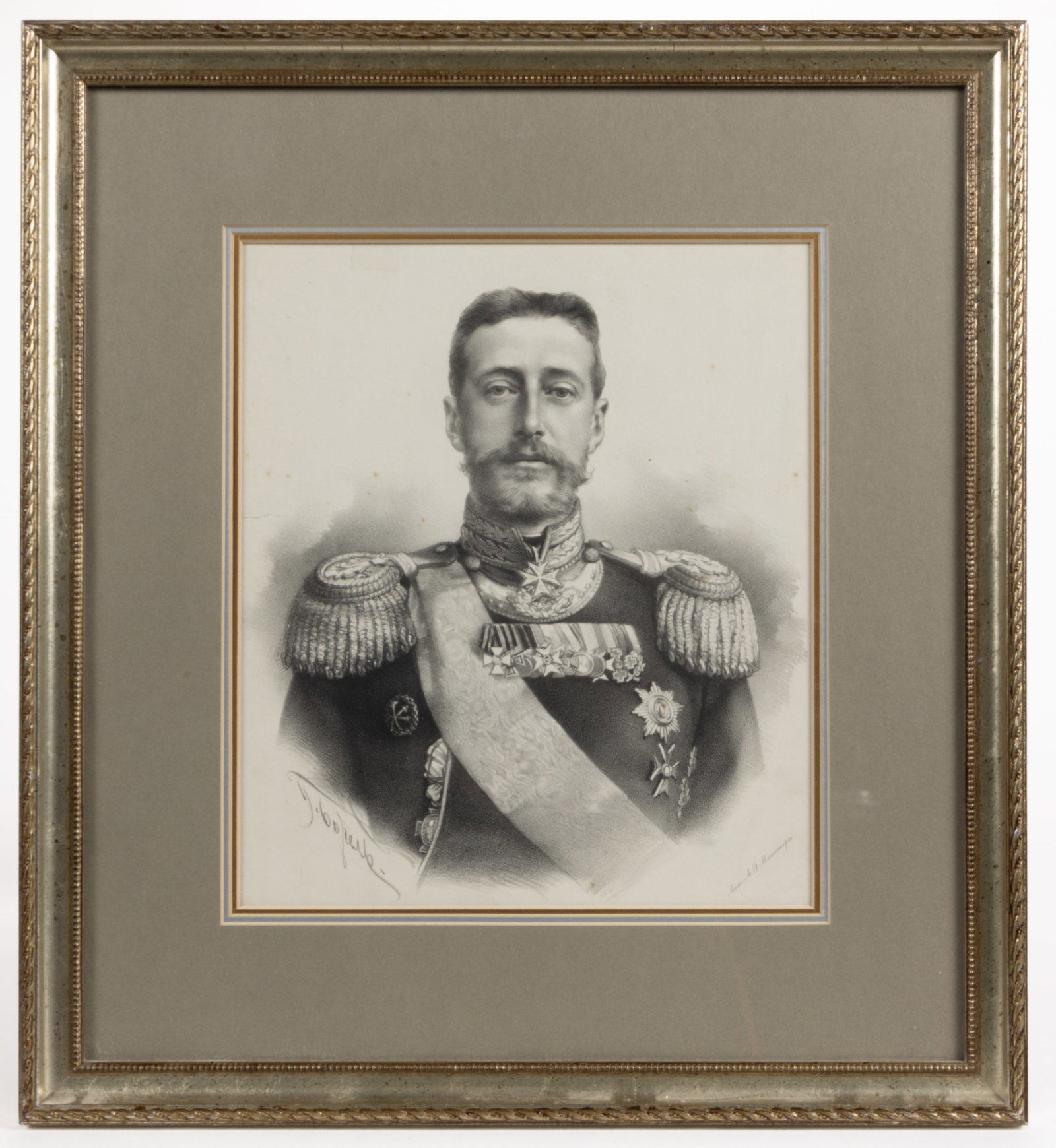 GRAND DUKE KONSTANTIN KOSTANTINOVICH OF RUSSIA (1859-1915) MILITARY PORTRAIT (1 of 2)