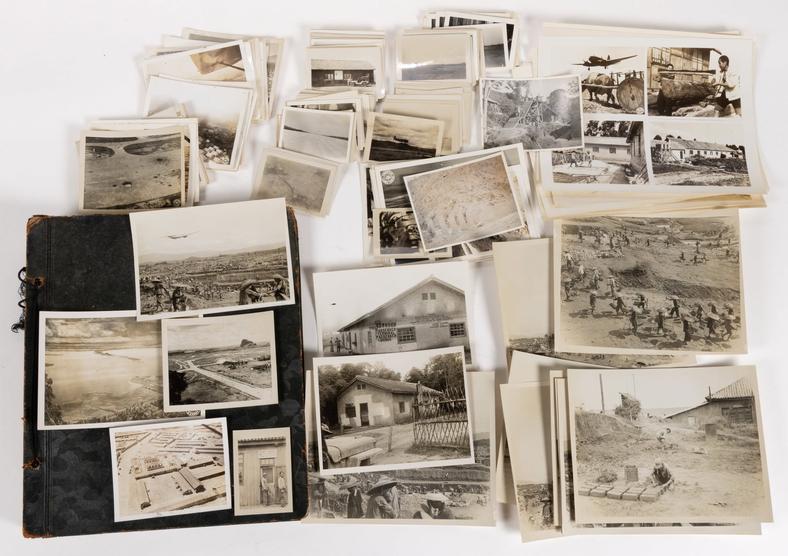 WORLD WAR II (WWII) CHINA THEATER CORP OF ENGINEERS / SIGNAL CORPS PHOTOGRAPHS IN ALBUM (1 of 3)