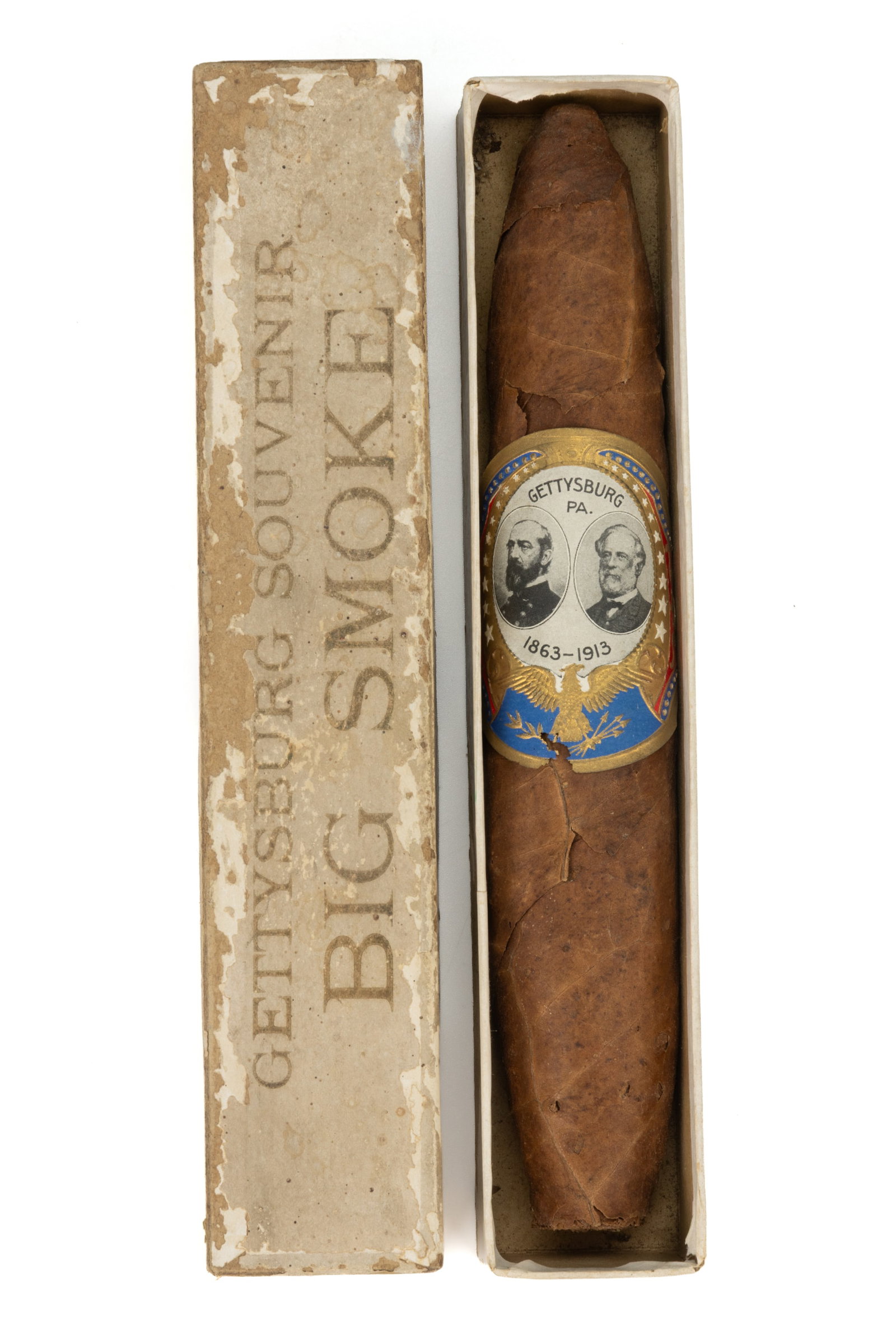 BATTLE OF GETTYSBURG 50TH ANNIVERSARY "BIG SMOKE" SOUVENIR CIGAR (1 of 1)