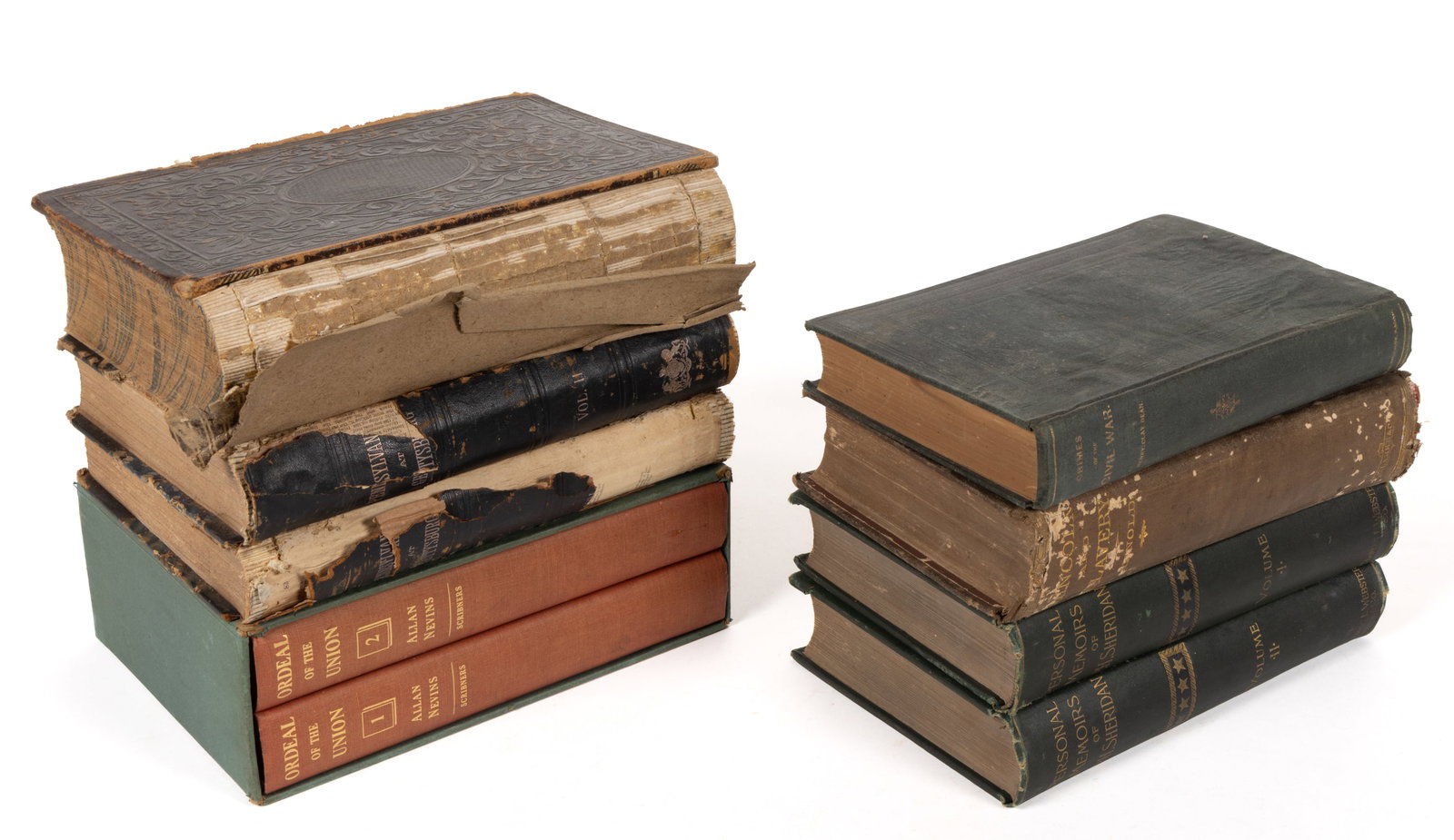 ASSORTED CIVIL WAR AND SLAVERY HISTORICAL VOLUMES, LOT OF NINE (1 of 1)