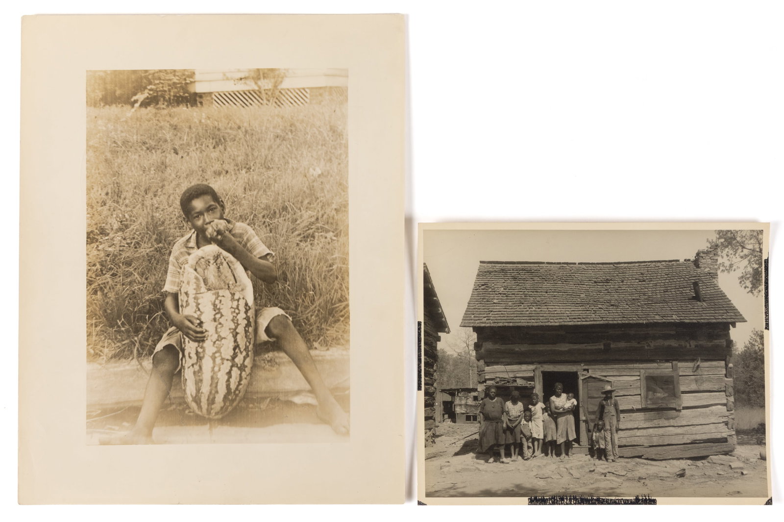 AFRICAN-AMERICAN GENRE PHOTOGRAPHS, LOT OF TWO (1 of 4)