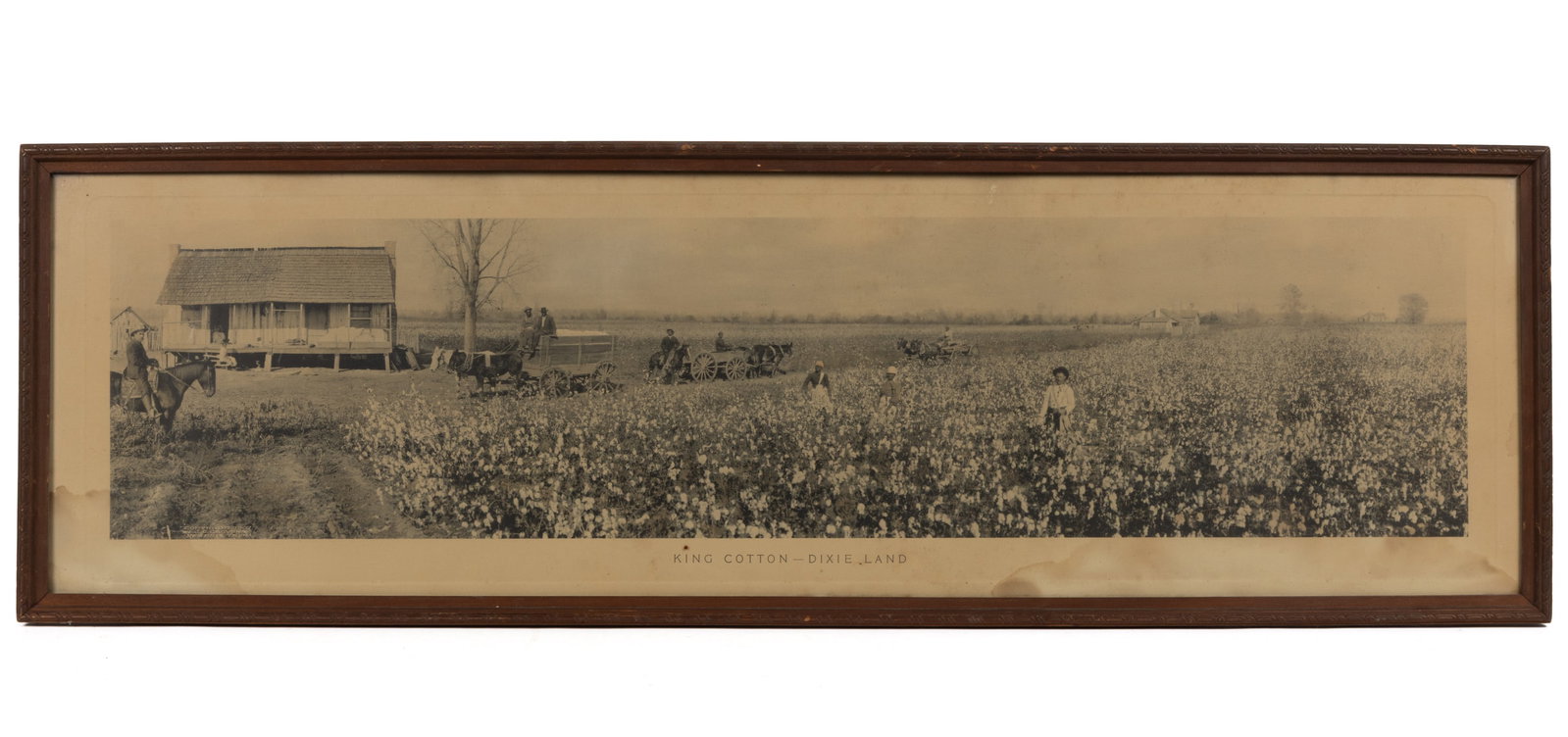 MEMPHIS, TENNESSEE "KING COTTON - DIXIE LAND" PANORAMIC PHOTOGRAPHIC PRINT (1 of 3)