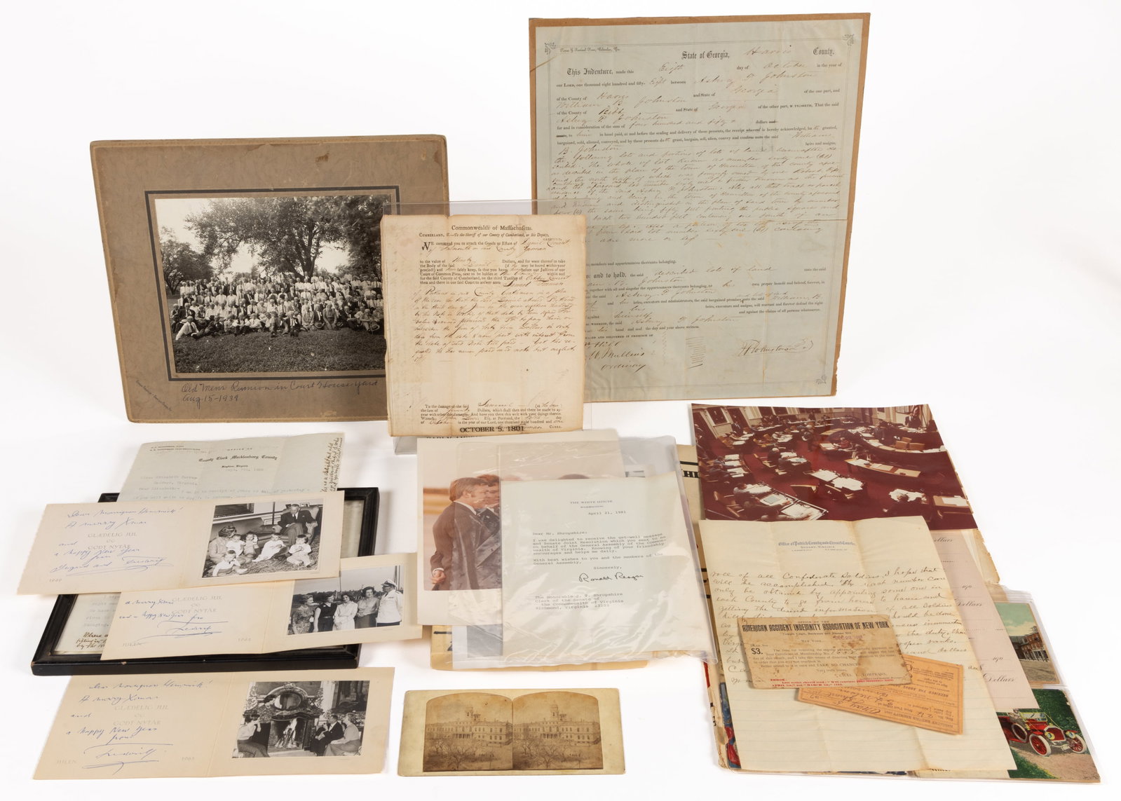 ASSORTED ARCHIVAL AND RELATED MATERIALS, UNCOUNTED LOT (1 of 3)