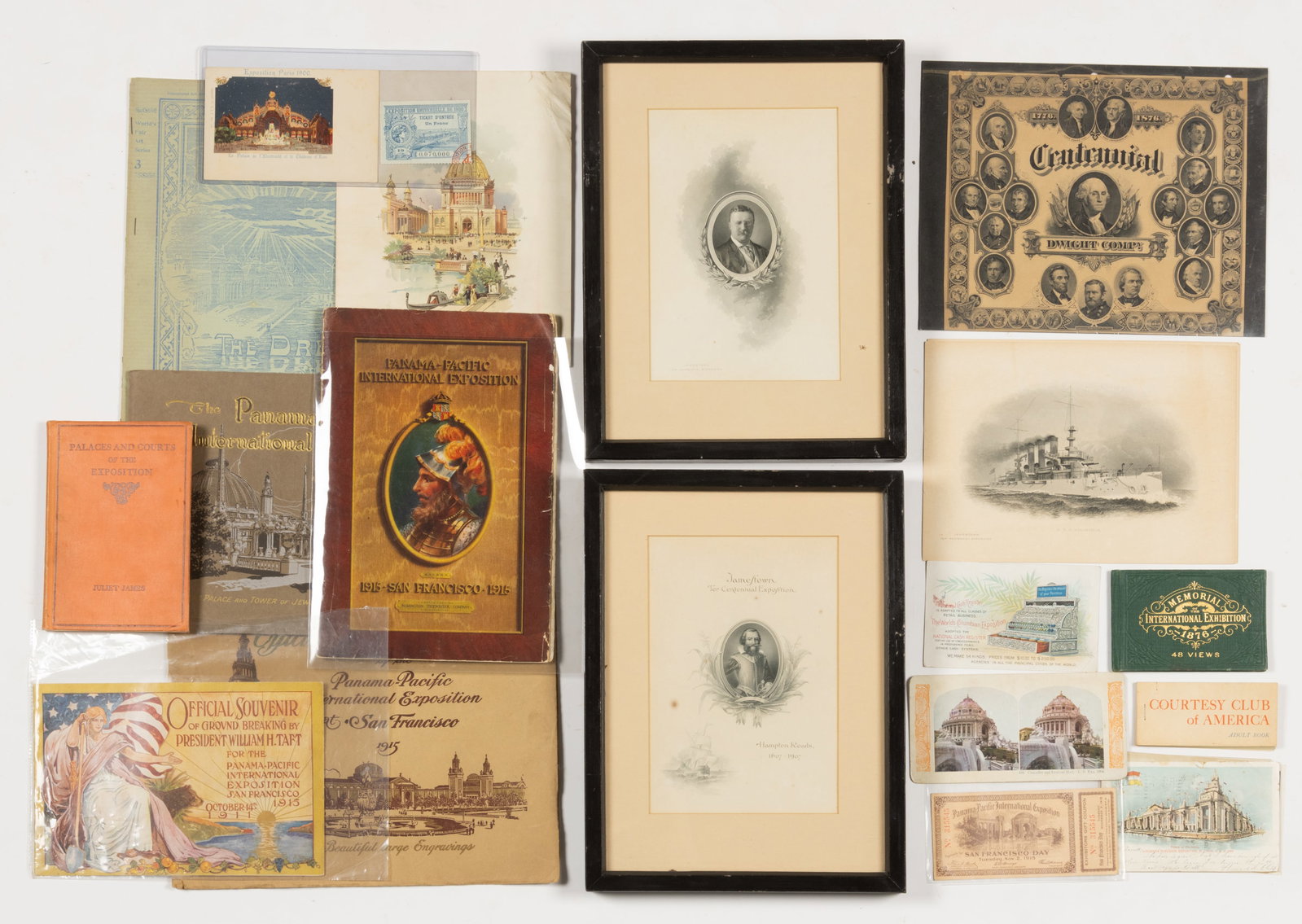 ASSORTED EXPOSITION / WORLD'S FAIR PRINTED MATERIALS, UNCOUNTED LOT (1 of 1)