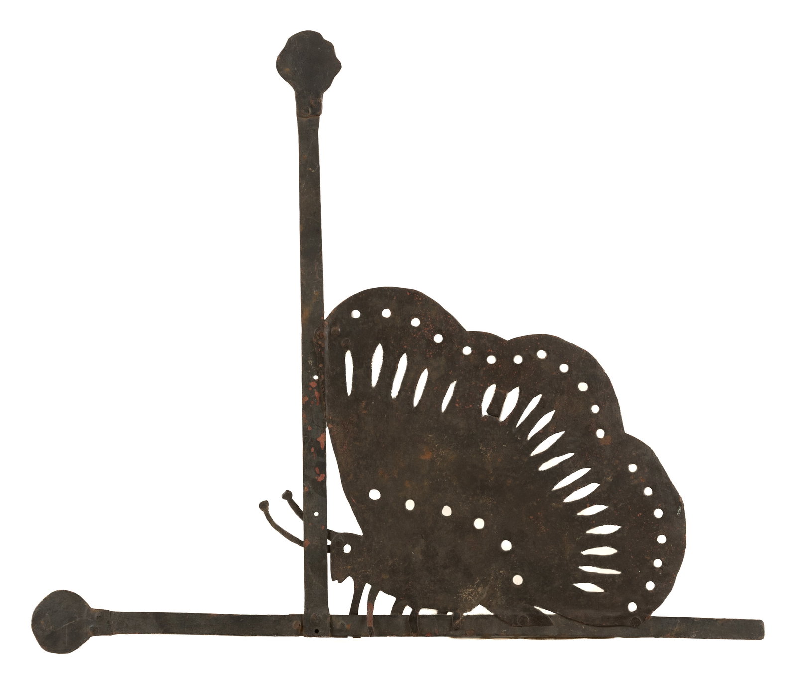 FOLK ART SHEET-IRON BUTTERFLY WEATHERVANE (1 of 2)