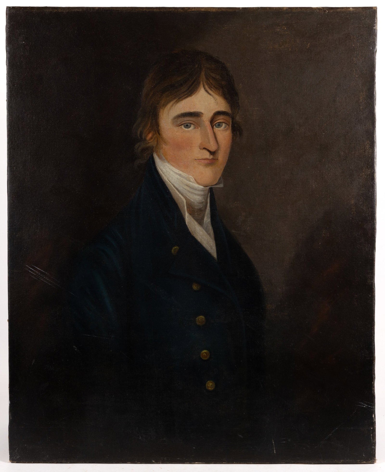 AMERICAN OR BRITISH SCHOOL (LATE 18TH/EARLY 19TH CENTURY) PORTRAIT OF A YOUNG MAN (1 of 5)