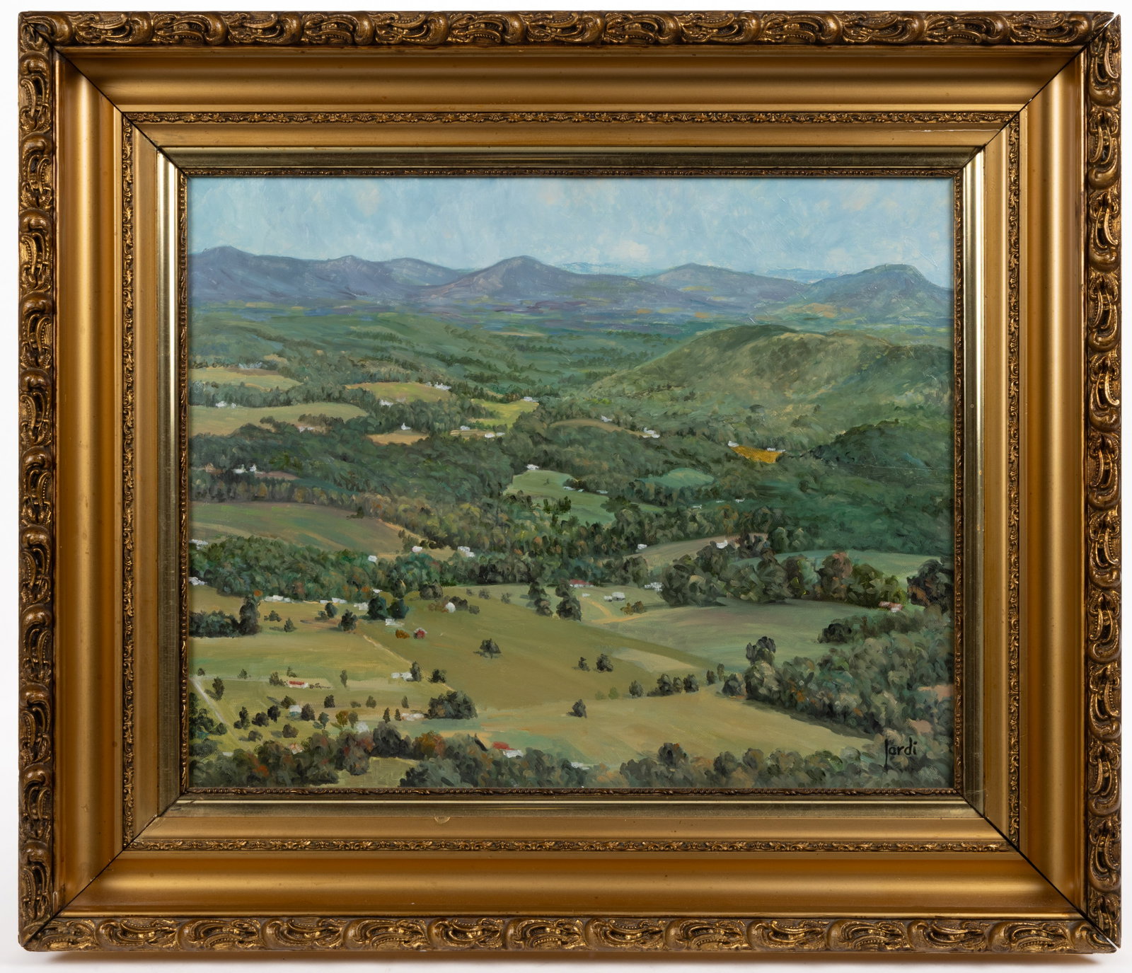 JORGE "JORDI" CALVERA (BLACKSBURG, VIRGINIA, 1928-2016) "AFTON MOUNTAIN" PAINTING (1 of 3)