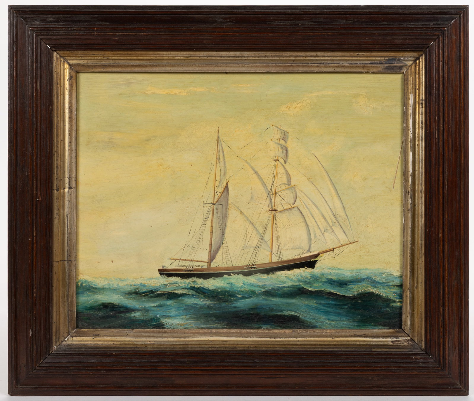 AMERICAN SCHOOL (20TH CENTURY) PORTRAIT OF A SHIP (1 of 3)