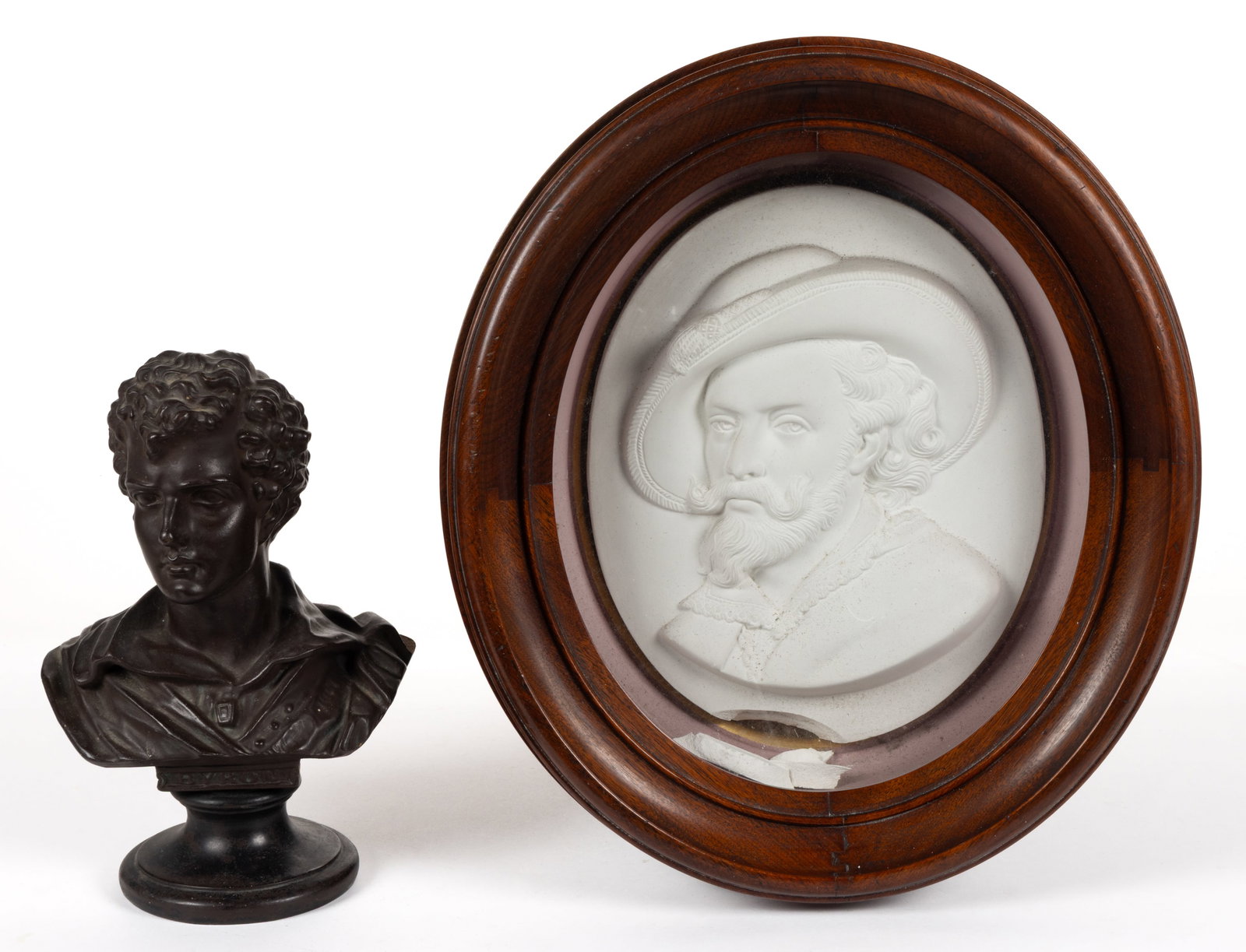 ASSORTED HISTORICAL FIGURE BUSTS / PLAQUES, LOT OF TWO (1 of 7)