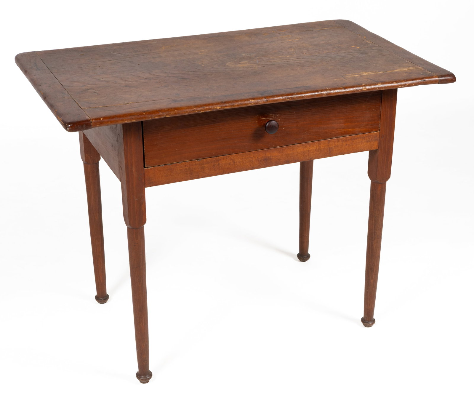 NEW ENGLAND PINE AND MAPLE DIMINUTIVE TAVERN TABLE (1 of 6)