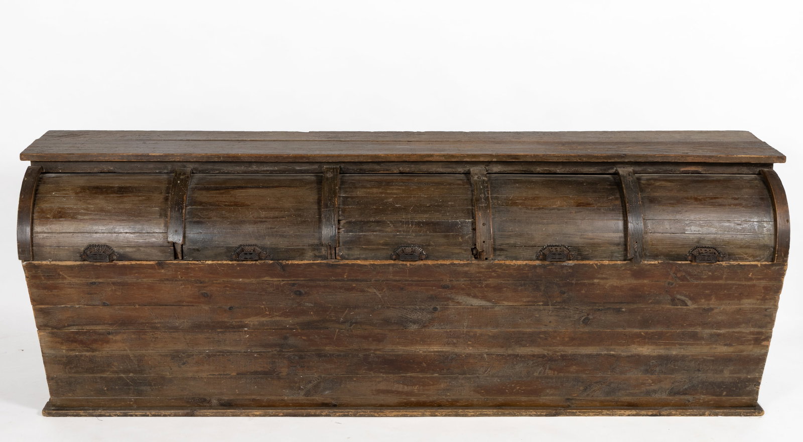 ANTIQUE AMERICAN PINE COUNTRY STORE GRAIN BIN / COUNTER (1 of 6)