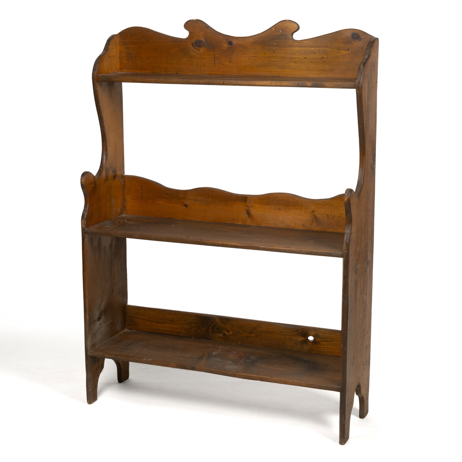 AMERICAN PINE BUCKET BENCH / SHELF (1 of 4)