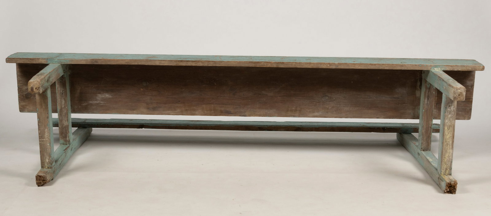 COUNTRY PAINTED PINE BENCH - 6