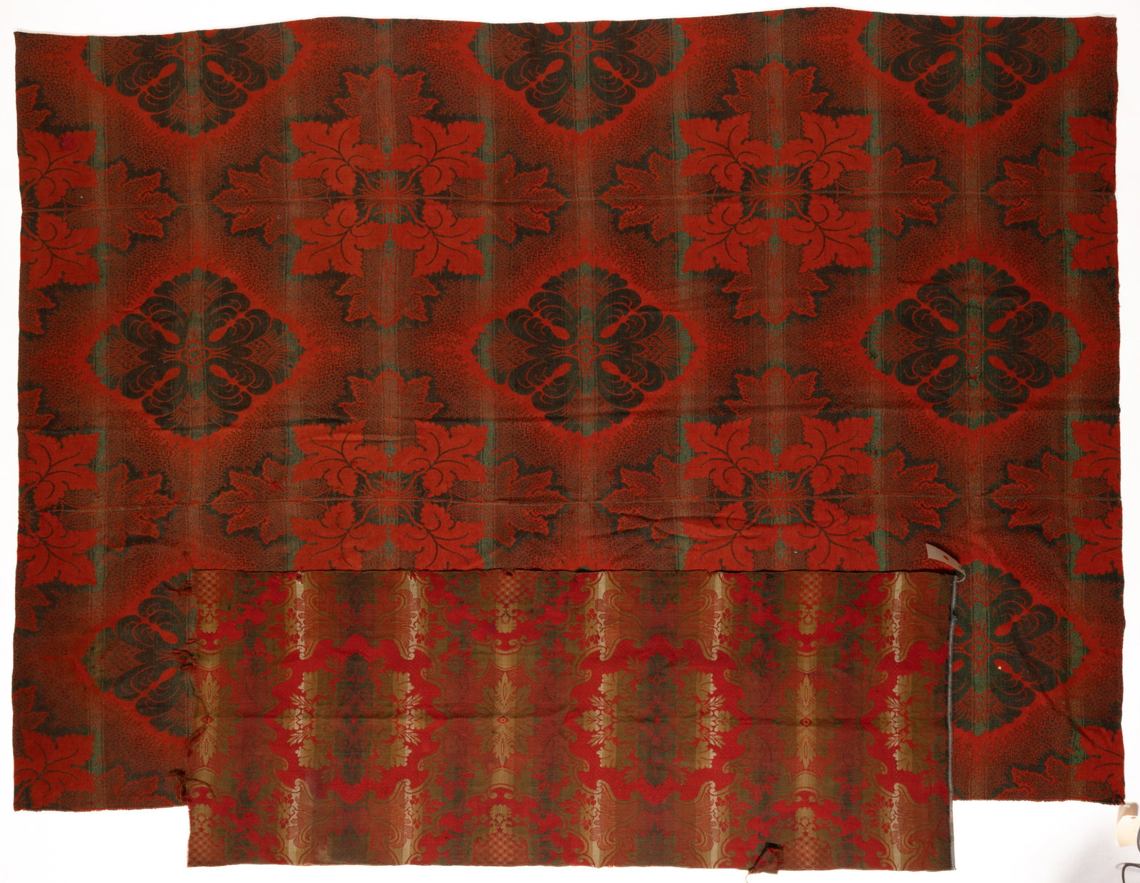 WOVEN INGRAIN CARPETS / RUGS, LOT OF TWO (1 of 5)