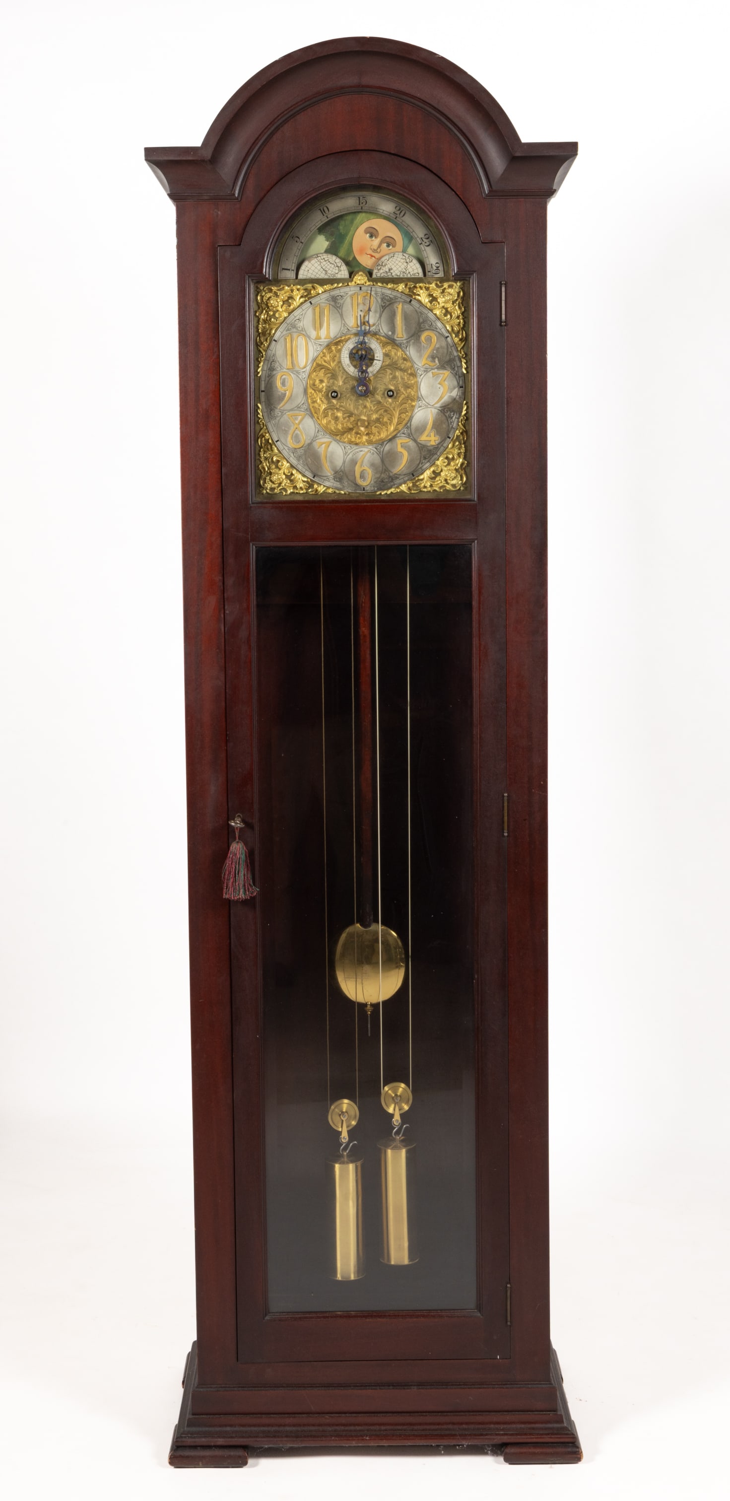 J. E. CALDWELL & CO. MAHOGANY TALL-CASE CLOCK (1 of 3)