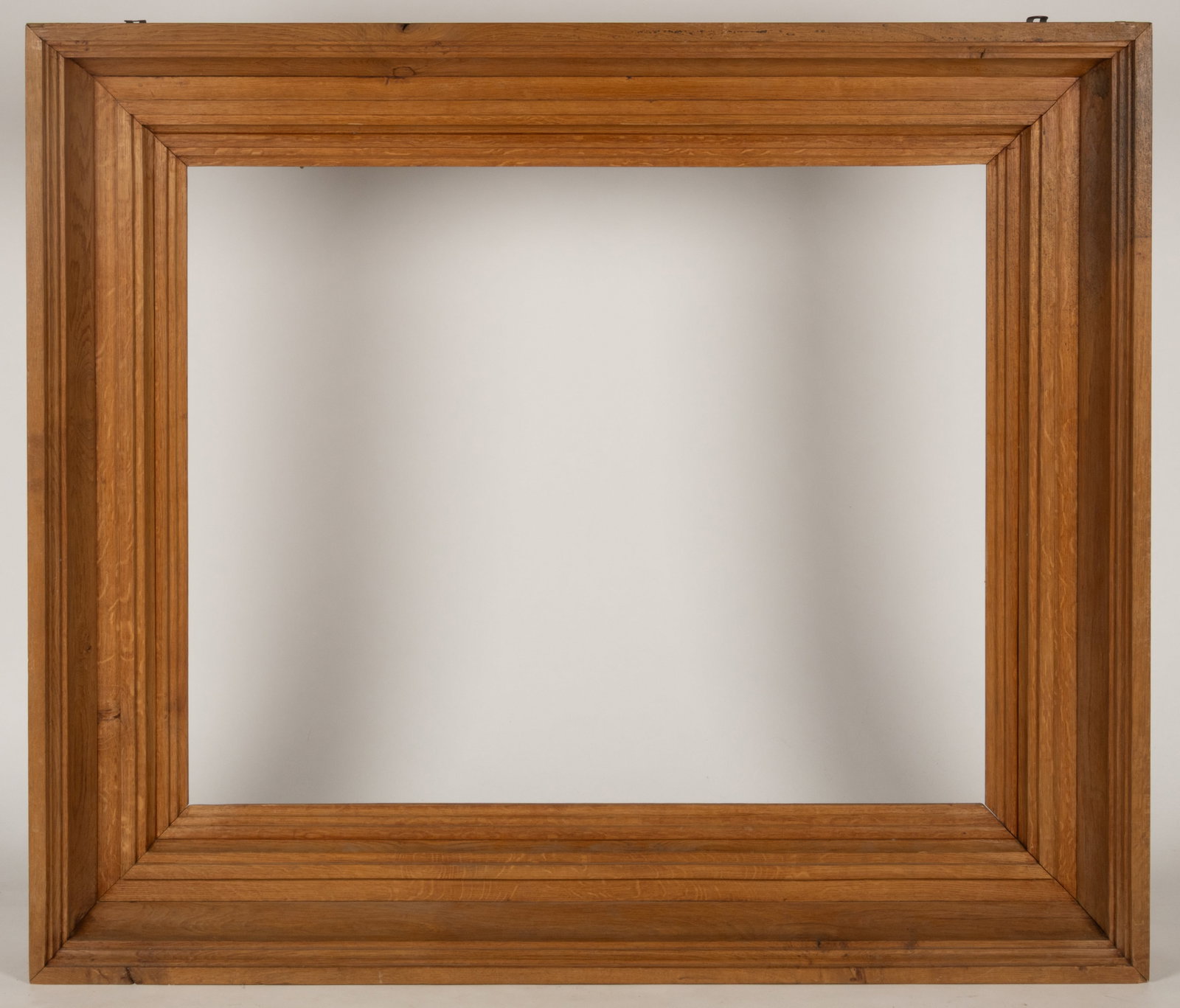 LARGE WHITE OAK PICTURE FRAMES, PAIR - 6