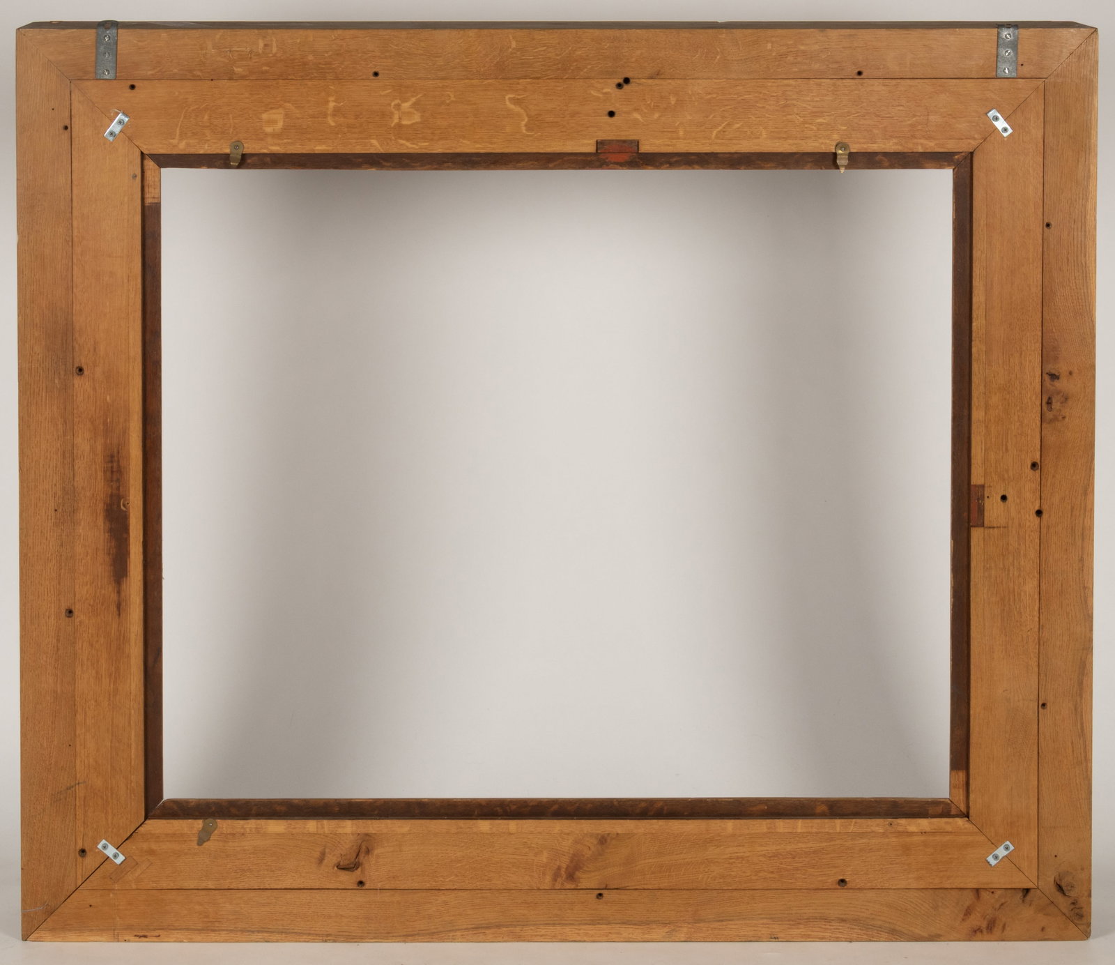 LARGE WHITE OAK PICTURE FRAMES, PAIR - 7