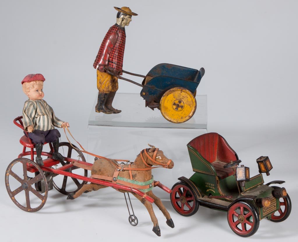 ASSORTED VINTAGE WINDUP TOYS, LOT OF THREE