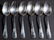 GORHAM STERLING SILVER TABLE SPOONS, SET OF SIX