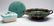 VICTORIAN MAJOLICA TABLE ARTICLES, LOT OF THREE INCLUDI