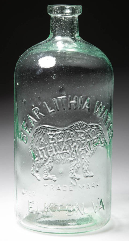 ELKTON, VIRGINIA BEAR LITHIA SPRING WATER BOTTLE
