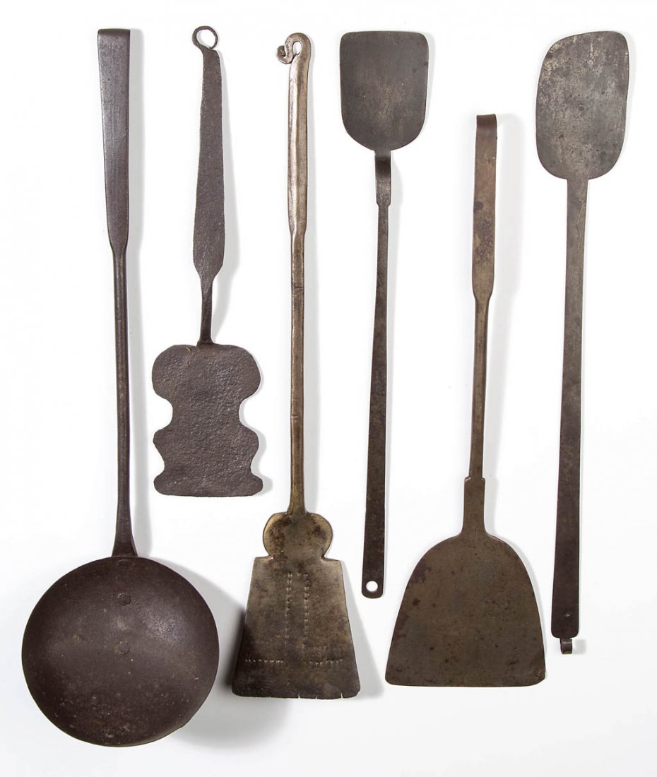 ASSORTED WROUGHTIRON COOKING / HEARTH / KITCHEN Nov 15, 2014